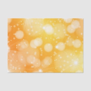 Papier Mousseline Bulles solaires floues motif