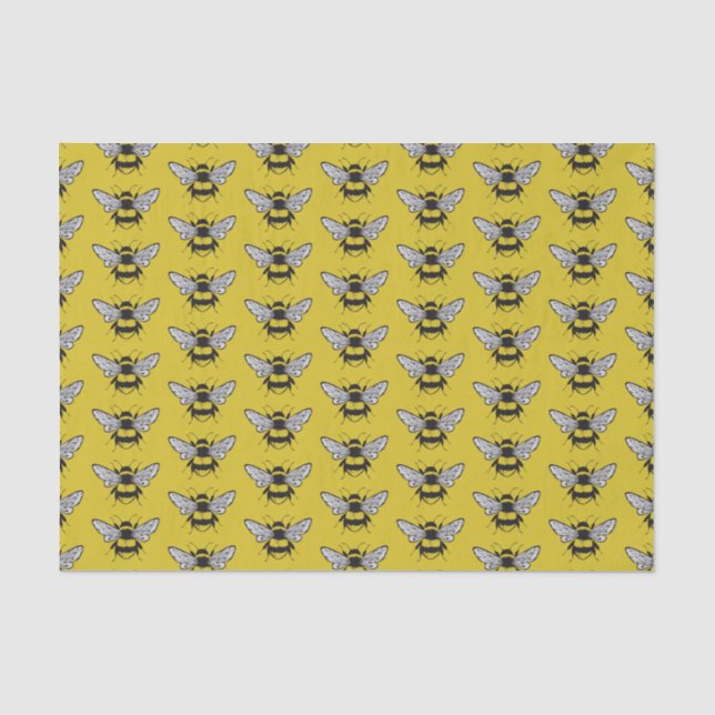 Papier Mousseline Bumble Bee (Recto)