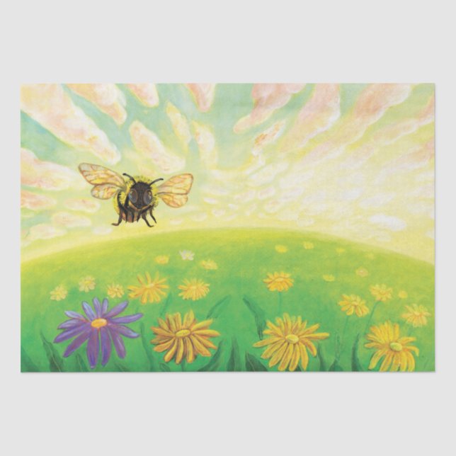 Papier Mousseline Bumblebee sur l'Horizon (Recto)