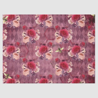 Papier Mousseline Burgundy Bee Series Design Onze