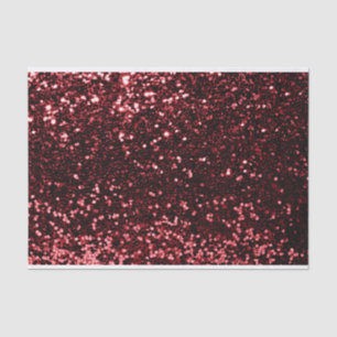 Papier Mousseline Burgundy Marron Rubis Rouge Pailleté Douce 16ème M