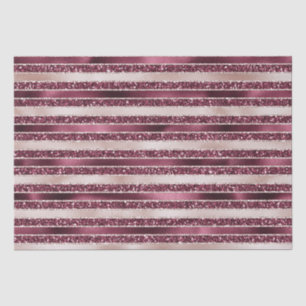 Papier Mousseline Burgundy Rouge Rose Rose Gold Parties scintillant