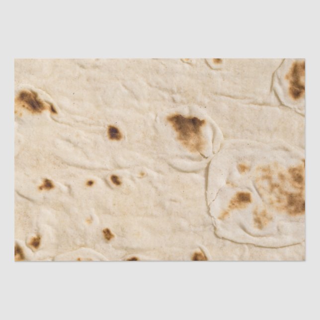 Papier Mousseline Burritos, Tortilla géante (Recto)