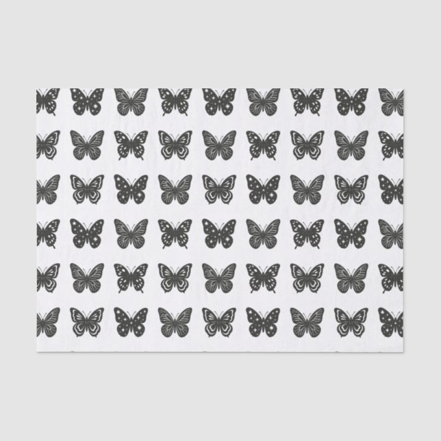 Papier Mousseline Butterflies (Recto)