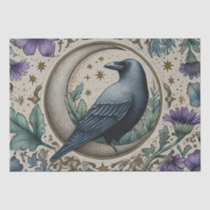 Papier Mousseline Cabane de corbeau forestière découpage William Mor