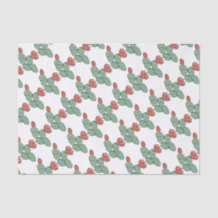 Papier Mousseline Cactus à poires modernes