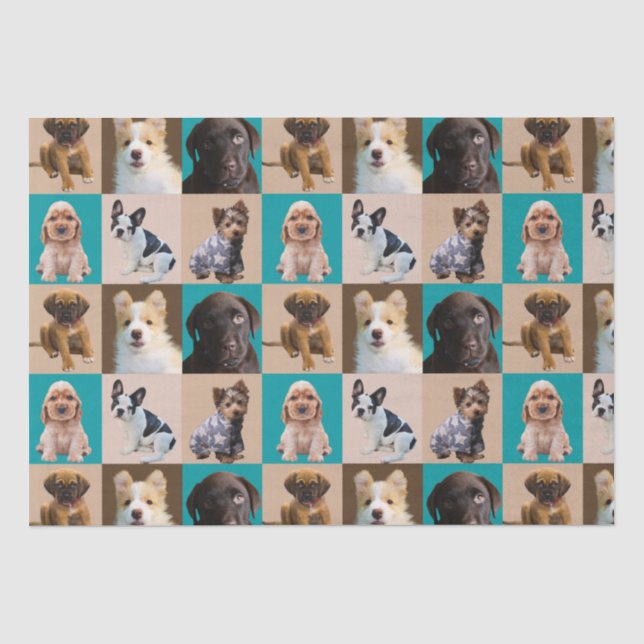Papier Mousseline Cadeau de marionnettes mignonnes pour Amoureux de  (Recto)