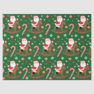 Papier Mousseline Cadeau de Noël équestre