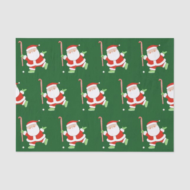 Papier Mousseline Cadeau de vacances de hockey sur gazon (Recto)