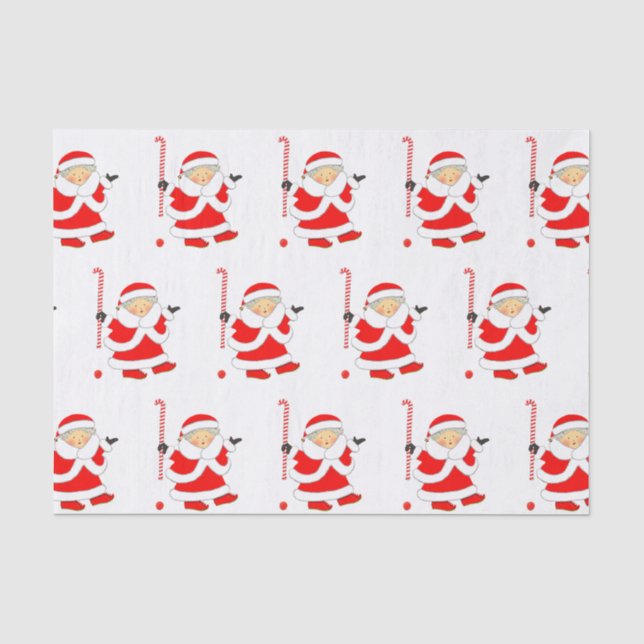 Papier Mousseline Cadeau de vacances de hockey sur gazon (Recto)