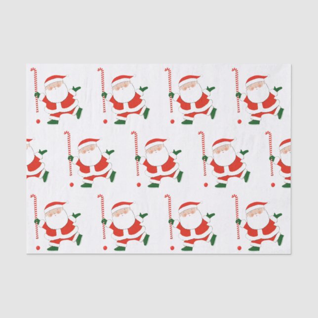 Papier Mousseline Cadeau de vacances de hockey sur gazon (Recto)