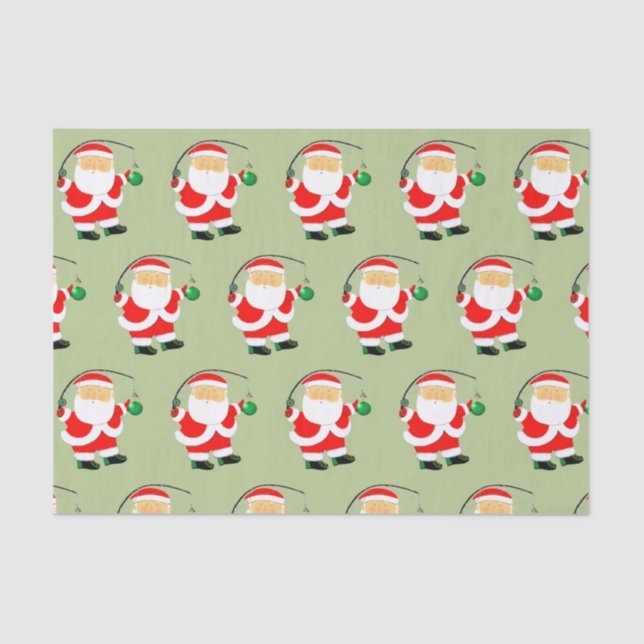 Papier Mousseline Cadeau de vacances de pêche (Recto)
