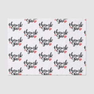 Papier Mousseline Cadeau d'expédition pour petites entreprises Merci