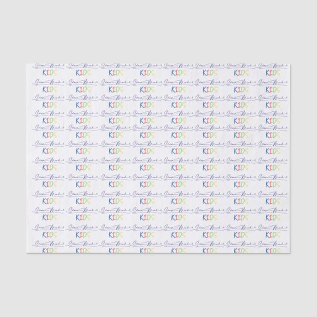 Papier Mousseline Cadeau pour enfants Solace Mind® (Recto)