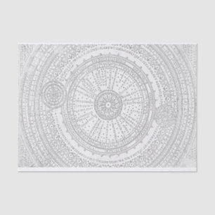 Papier Mousseline Cadre de graphique d'astro-texte latin dénaturé