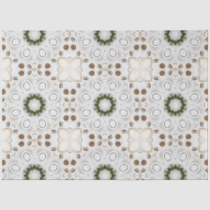 Papier Mousseline Café Cappuccino vintage Pastel Noël No 20