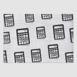 Papier Mousseline Calculatrice comptable Grey cardiaque