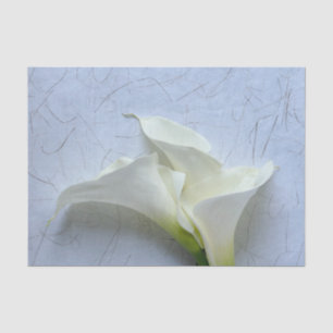 Papier Mousseline Calla lilies on decorative background
