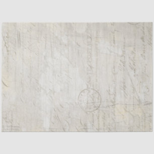 Papier Mousseline Calligraphie Script Gris Marbre Beige Découpage Ti