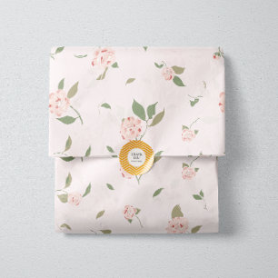 Papier Mousseline Camellia Garden Rose Tendre