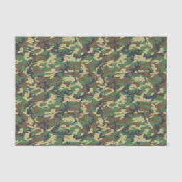 Papier Mousseline Caméra militaire Woodland