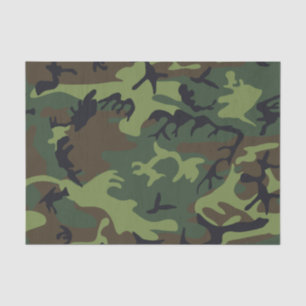 Papier Mousseline Camion militaire de Green Forest