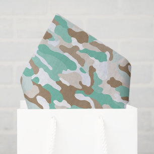 Papier Mousseline Camouflage côtier