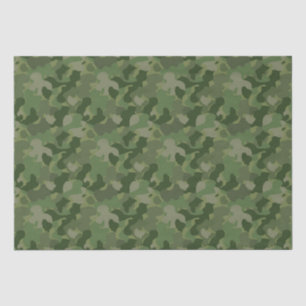 Papier Mousseline Camouflage de vert forêt