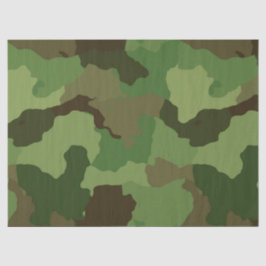 Papier Mousseline Camouflage vert de l'armée