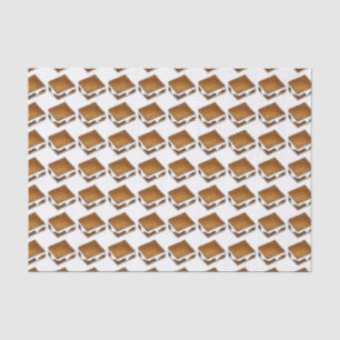 Papier Mousseline Campfire Smore S'mores Marshmallows Tissu Paper