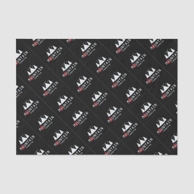 Papier Mousseline camping de montagne (Recto)