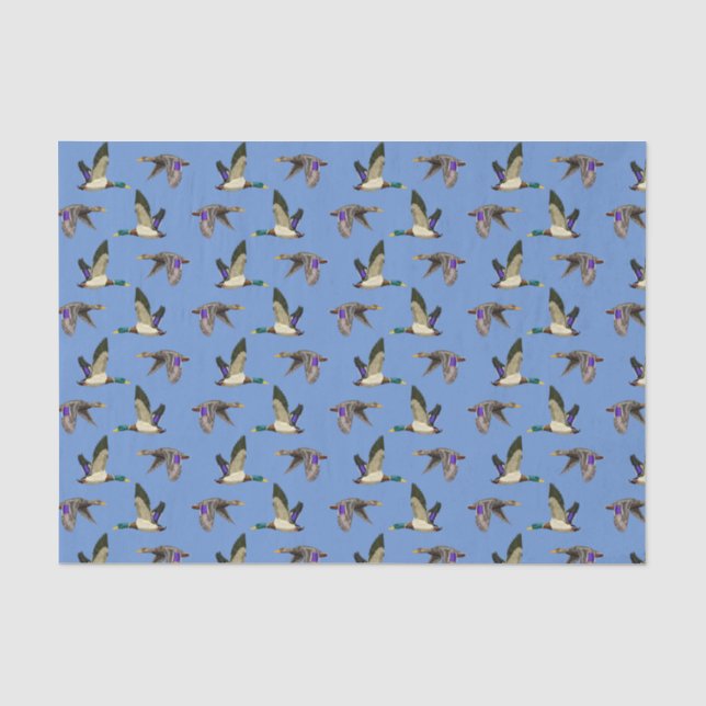 Papier Mousseline Canards colverts (Recto)