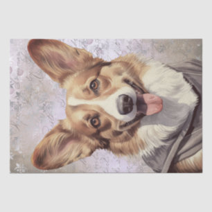 Papier Mousseline Cardigan Welsh Corgi Chien