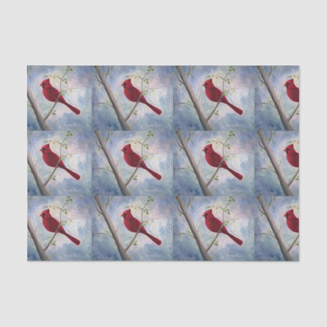 Papier Mousseline Cardinal (Recto)