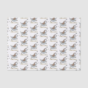 Papier Mousseline Caricature de caille californienne joli