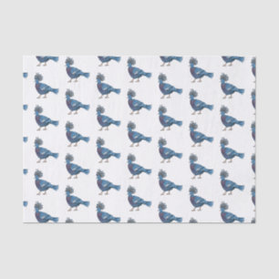 Papier Mousseline Caricature de l'oiseau pigeon couronné Victoria