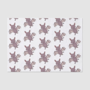 Papier Mousseline Caricature de vol de chauve-souris