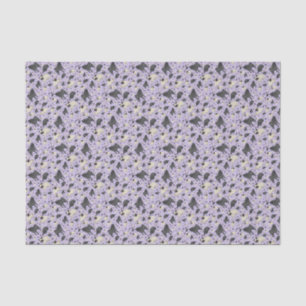 Papier Mousseline Carlins en pourpre