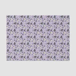 Papier Mousseline Carlins en pourpre