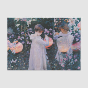 Papier Mousseline Carnation Lily Lily Rose John Singer Sargent Art