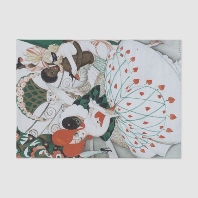 Papier Mousseline Carnaval de Gerda Wegener (Recto)