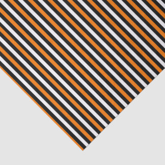 Papier Mousseline Carnaval d'Halloween Magie Orange & Noir