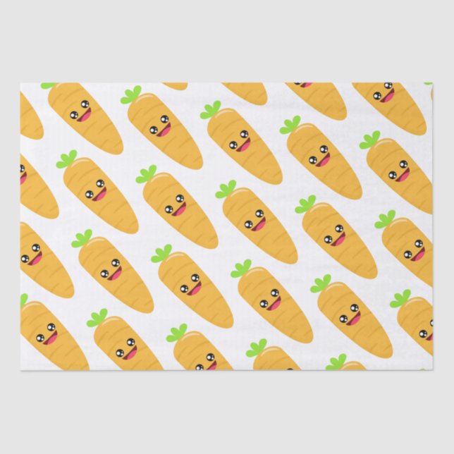 Papier Mousseline Carotte (Recto)