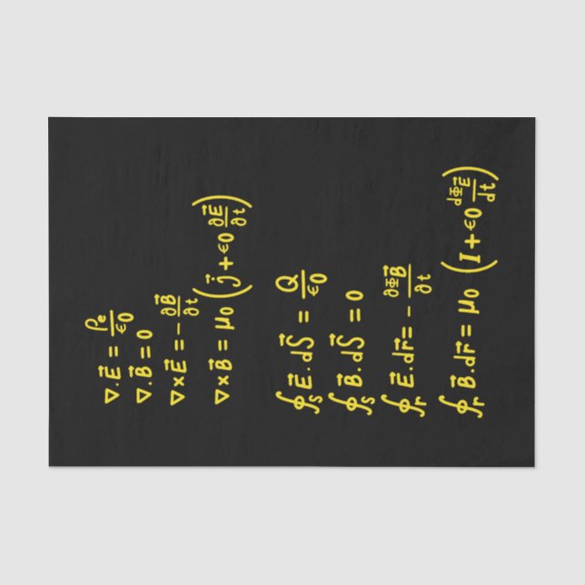 Papier Mousseline Carré de formule physique Invitation Sticker (Recto)