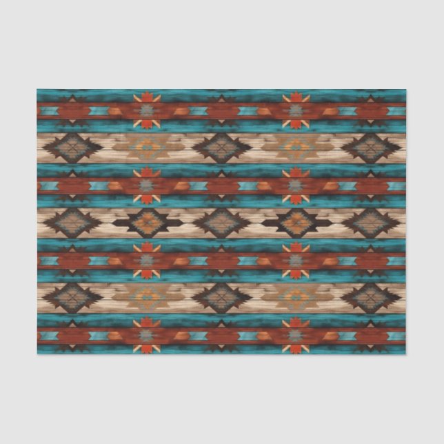 Papier Mousseline Carrelage Faux motif occidental découpage (Recto)