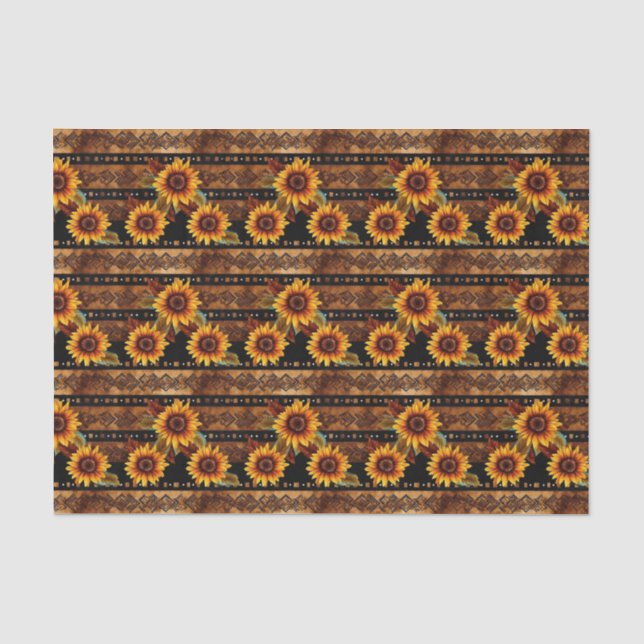 Papier Mousseline Carrelage Faux motif occidental découpage (Recto)