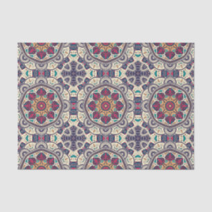 Papier Mousseline Carrelage Mandala marocain Réglable Motif Découpag