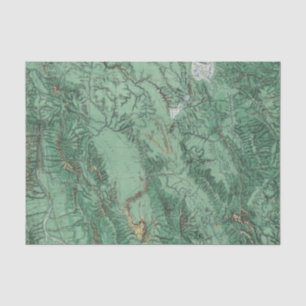 Papier Mousseline Carte de classification de terre de l'Idaho