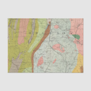 Papier Mousseline Carte géologique du New Hampshire 3