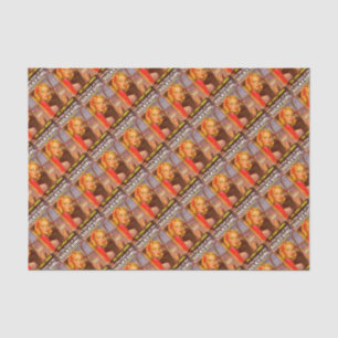 Papier Mousseline Cas de la couverture de livre boudeuse de fille